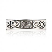 Prsten ze stříbra 925 - vyřezávané ornamenty
