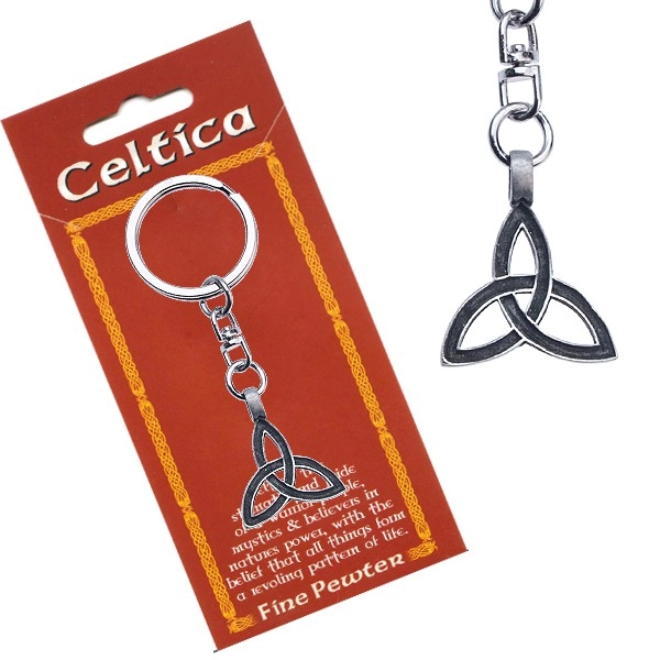 Levně Přívěsek na klíče, keltský uzel s dvojitou linií
