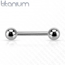Titanový piercing činka, různé velikosti