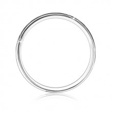 Stříbrný prsten 925 - matný povrch, zářezy ve tvaru křížků a linií