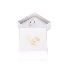 Perleťově bílé dárková krabička - holubice, kalich, džbán