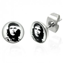 Ocelové náušnice Che Guevara 6.9 mm