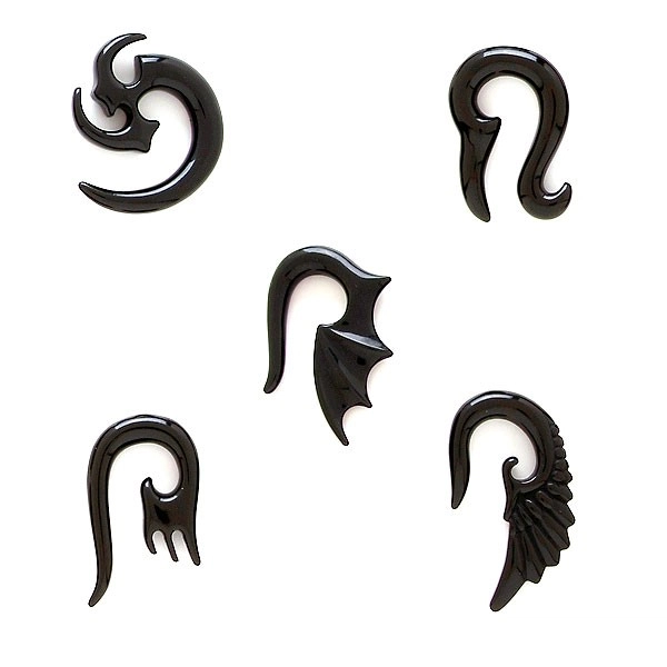 Expander do ucha - klasický tribal symbol - Tloušťka : 7 mm, Symbol: Křídla Pegase