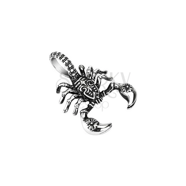 Mohutný přívěsek - ocelový škorpion