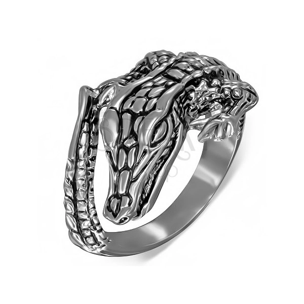 Prsten z oceli - krokodýl