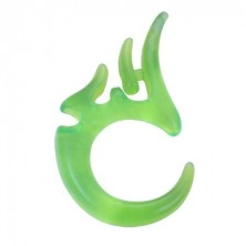 Expandr do ucha s kmenovým symbolem - zelený